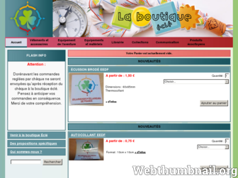 laboutiqueecle.com website preview