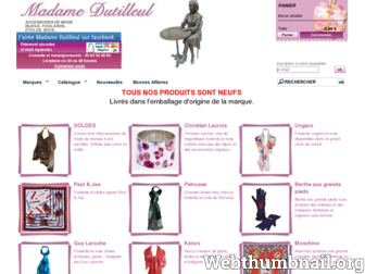 madamedutilleul.com website preview