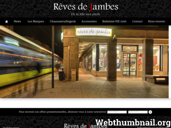 reves-de-jambes.com website preview