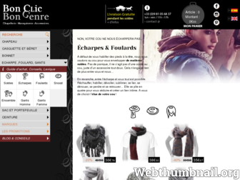 echarpe.bon-clic-bon-genre.fr website preview