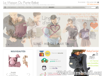 lamaisonduportebebe.com website preview