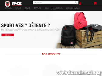 boutique.stadetoulousain.fr website preview