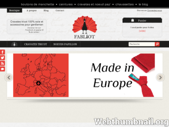 fabliot.com website preview