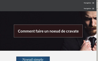 noeud-de-cravate.net website preview