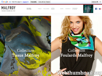 malfroy.com website preview