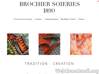 brochiersoieries.com website preview
