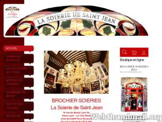 lasoieriedesaintjean.com website preview