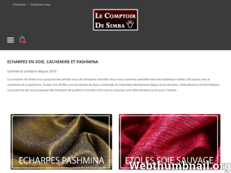 lecomptoirdesimba.com website preview