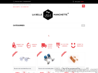 labellemanchette.fr website preview