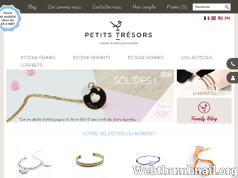 petits-tresors.fr website preview