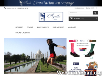 shop.aquilaparis.com website preview