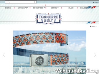 tonnerredebelt.fr website preview