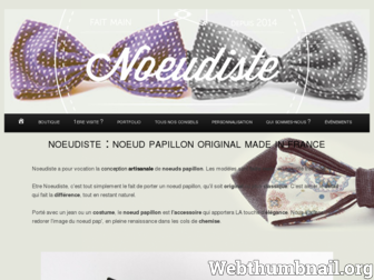 noeudiste.fr website preview