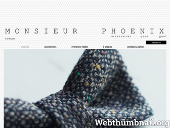 monsieurphoenix.com website preview