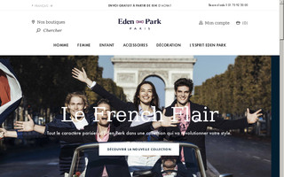 eden-park.fr website preview