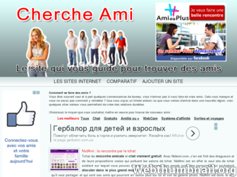 cherche-ami.com website preview