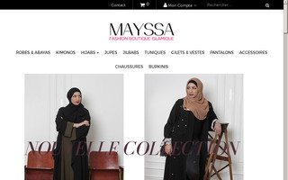 mayssa.fr website preview