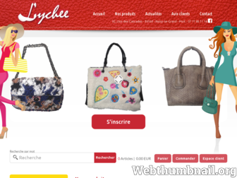 sac-lychee-paris.fr website preview