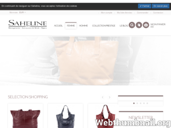 saheline.com website preview
