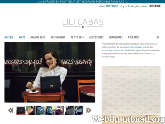 lilicabas.com website preview
