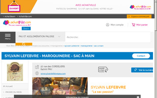 sylvainlefebvrepau.com website preview