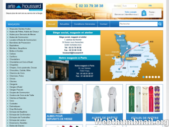 houssard.fr website preview