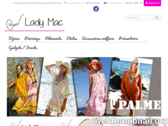 ladymac.fr website preview