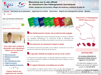 classement.atout-france.fr website preview