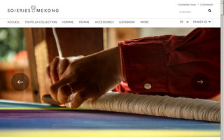 soieriesdumekong.com website preview