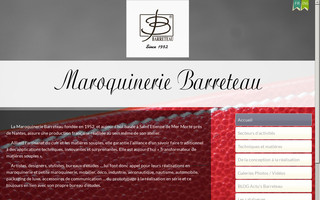 barreteau.com website preview