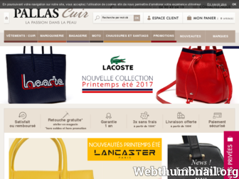 pallascuir.com website preview