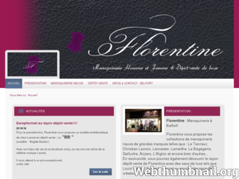 florentine-maroquinerie.fr website preview