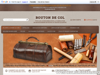 bouton-de-col.fr website preview