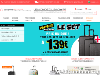 lemondedubagage.com website preview