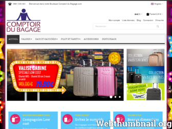 comptoirdubagage.com website preview