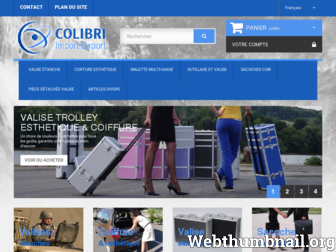 colibri-boutique.fr website preview