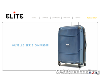 elite-bagages.fr website preview