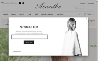 acanthe-paris.com website preview