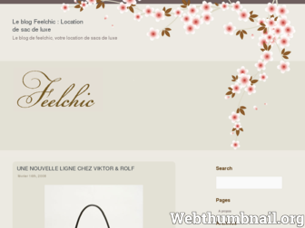 blog.feelchic.fr website preview