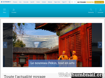 voyage.lefigaro.fr website preview