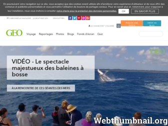 geo.fr website preview