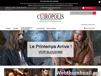 cuiropolis.fr website preview