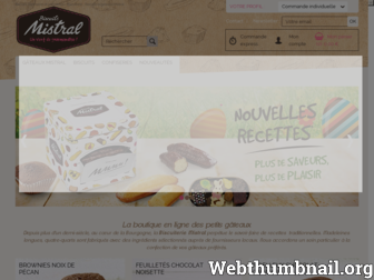 biscuits-mistral.fr website preview