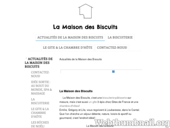 maisondesbiscuits.net website preview