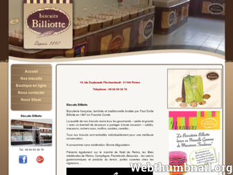 biscuits-billiotte-reims.com website preview