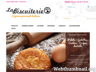 la-biscuiterie.fr website preview