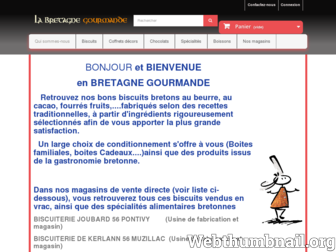 bretagnegourmande.fr website preview