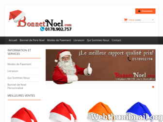 bonnetnoel.com website preview