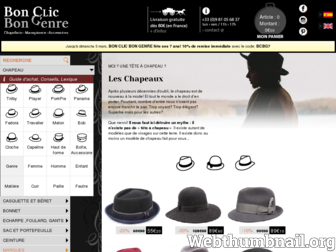 chapeau.bon-clic-bon-genre.fr website preview