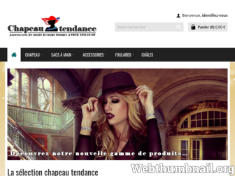 chapeau-tendance.com website preview